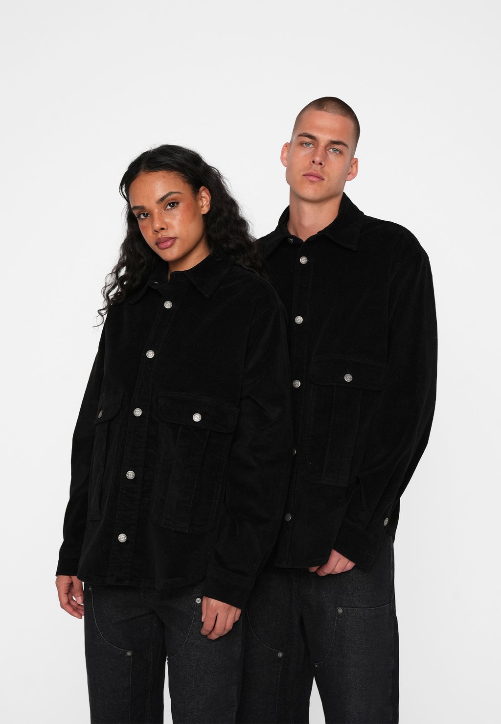 

Рубашка Button-down blouse Multiply Apparel, черный