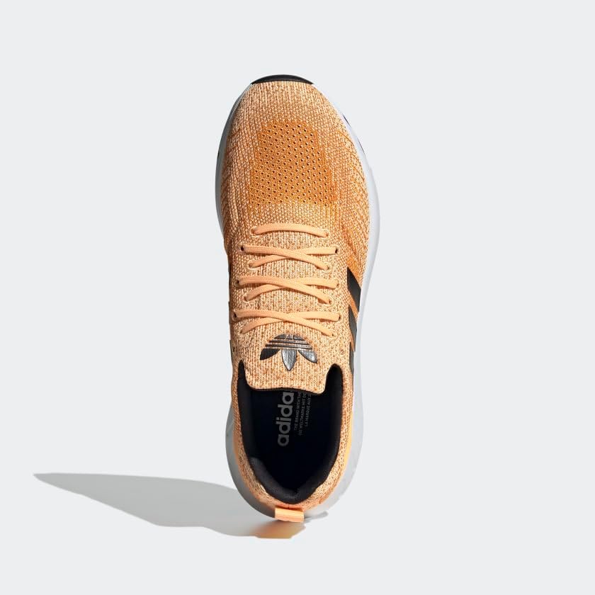Мужские кроссовки adidas Swift Run 22, черный/оранжевый — фото 2