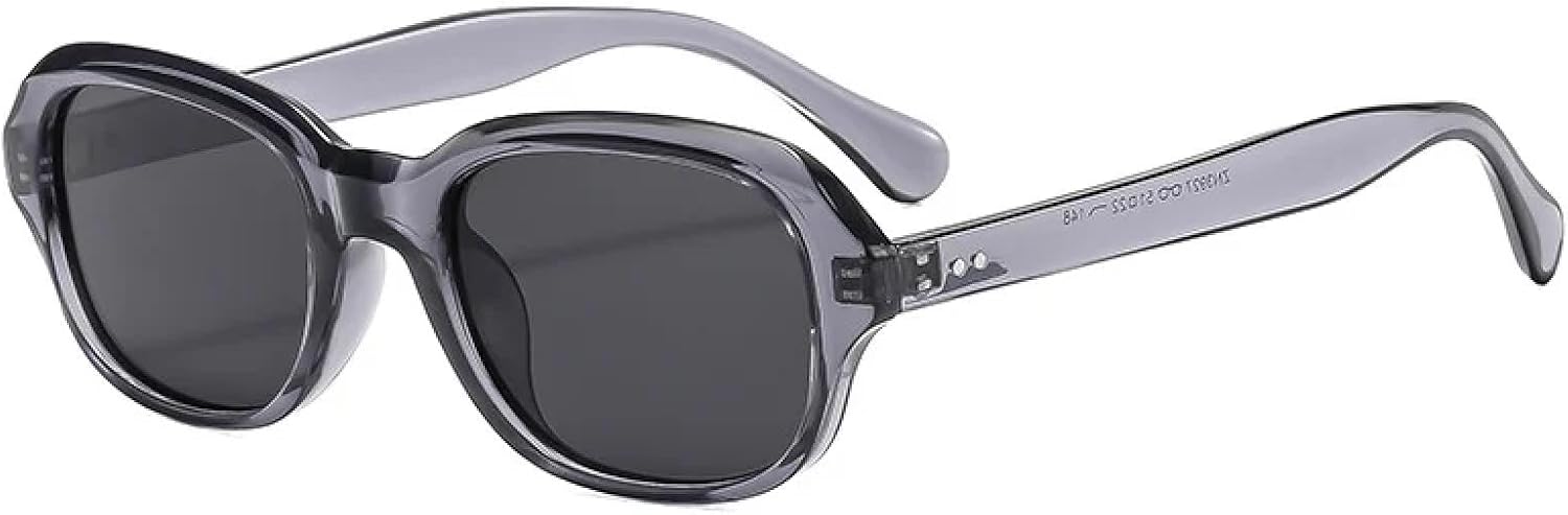 

Солнцезащитные очки с защитой от УФ-излучения UV400 | Прозрачные линзы Ocean Lens Rivet Punk | Для женщин и мужчин, для занятий спортом на открытом воздухе и вождения DSVIGF, Gray-black