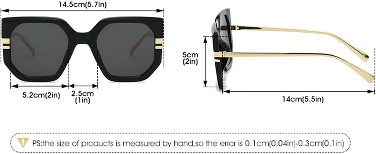 

Солнцезащитные очки Willochra Oversized Square для женщин, 2025 год, роскошные модные многоугольные солнцезащитные очки «кошачий глаз» для женщин, ретро-очки, C4