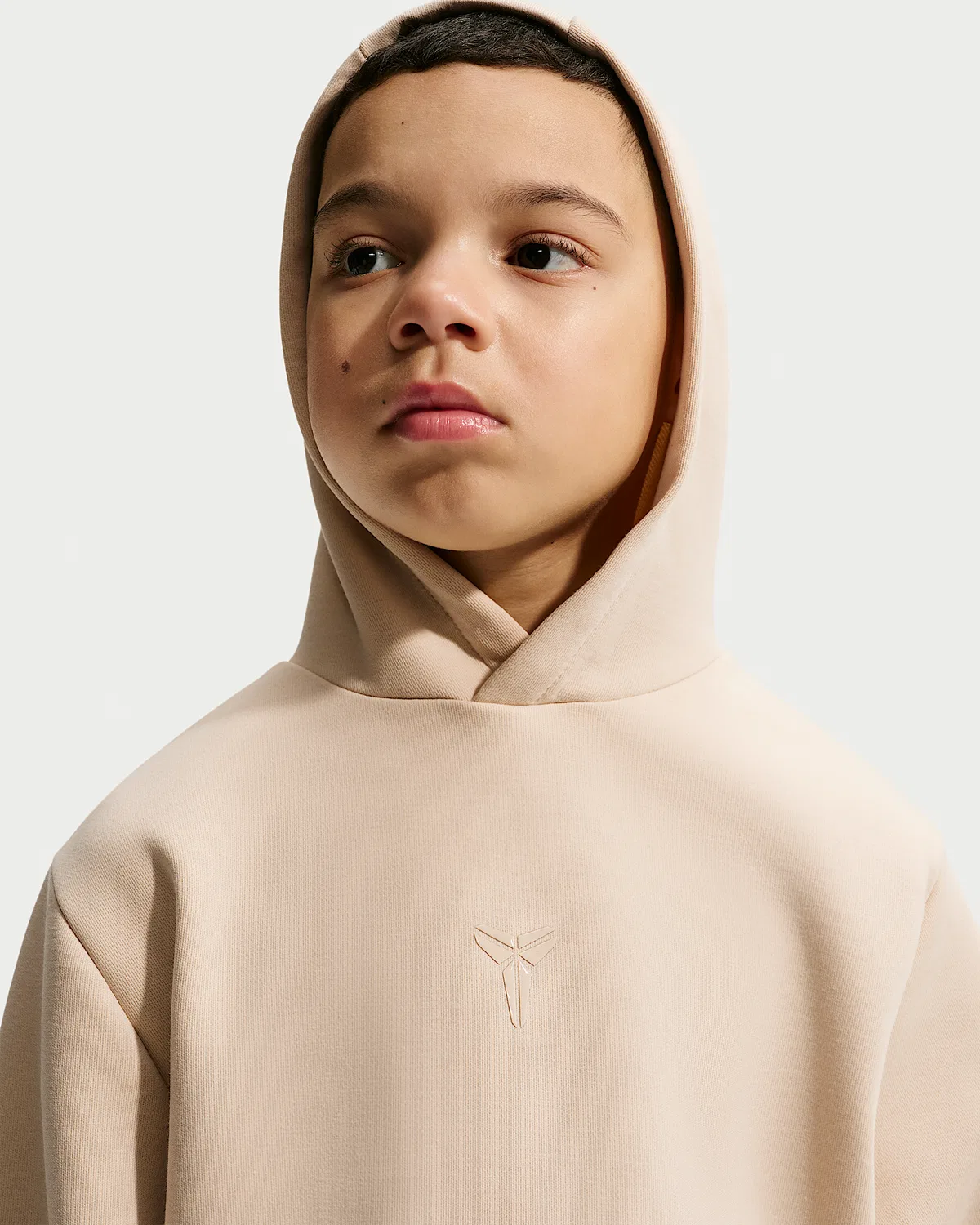 Детская баскетбольная худи Kobe Dri-FIT, Sanddrift/Sanddrift — фото 3