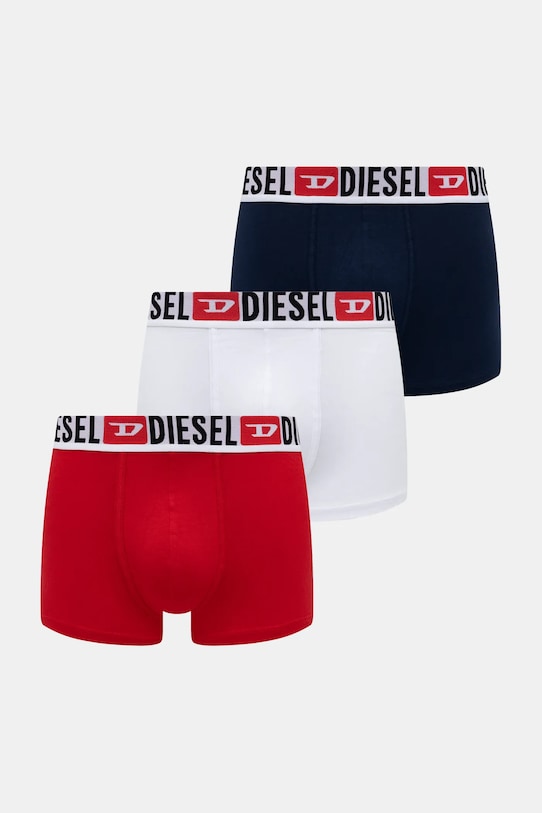 

Боксерские шорты Diesel umbx-damien-three pack boxers 3-pack, красный