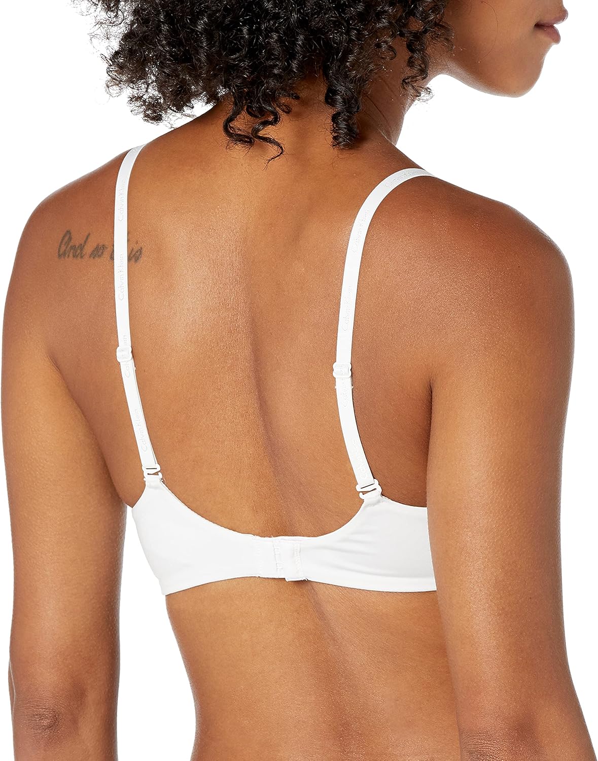 Бюстгальтер Calvin Klein Women’s Constant Convertible Strap Lightly Lined Demi, белый — фото 2