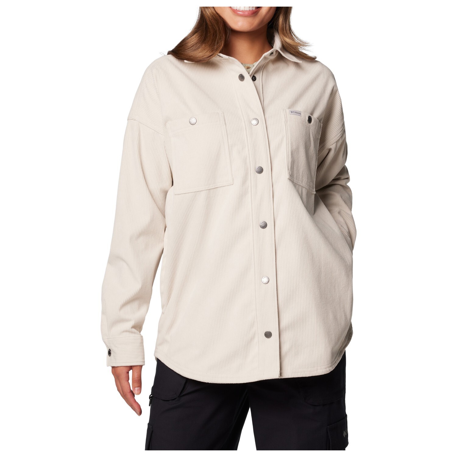 

Рубашка Columbia Blue Point Creek Corduroy Shirt Jacket, цвет Dark Stone