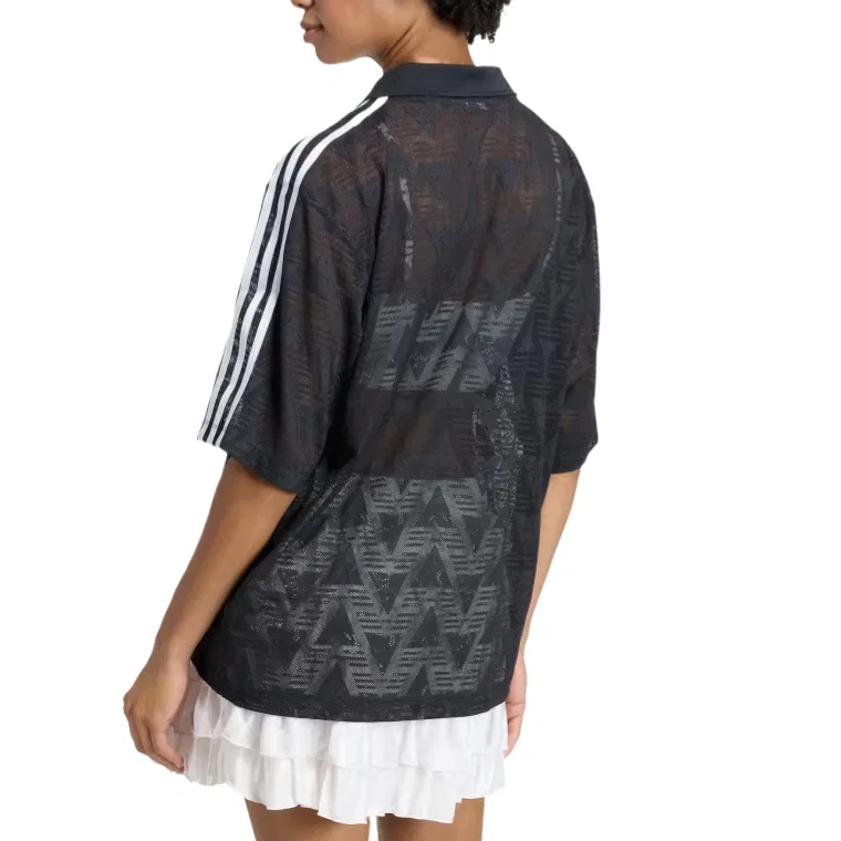Футболка женская Soccer Jersey Adidas Originals, Black — фото 4