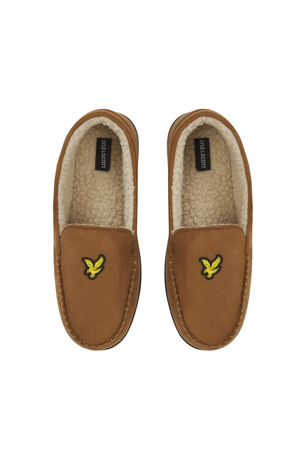 Тапочки Aspen с подкладкой из искусственного меха, Lyle & Scott Debenhams, коричневый — фото 3