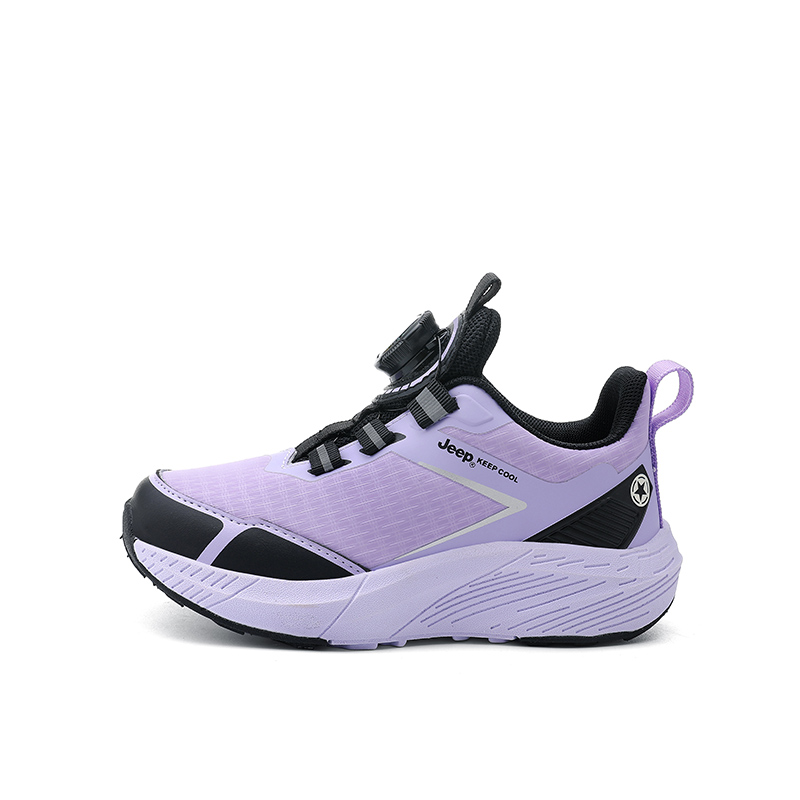 

Низкие детские повседневные кроссовки Black Purple Kids' Jeep