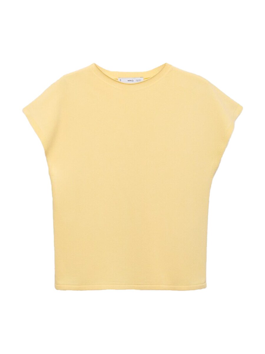 

Вязаный топ MANGO CAMIN, Pastel yellow
