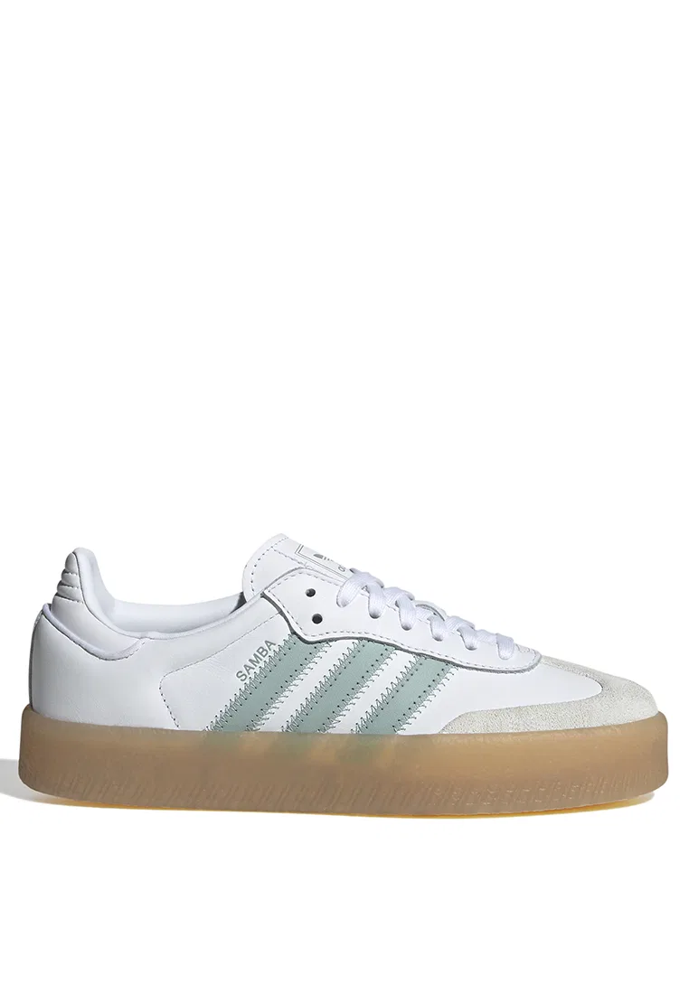 Кроссовки мужские, Sambae Adidas, белый/синий