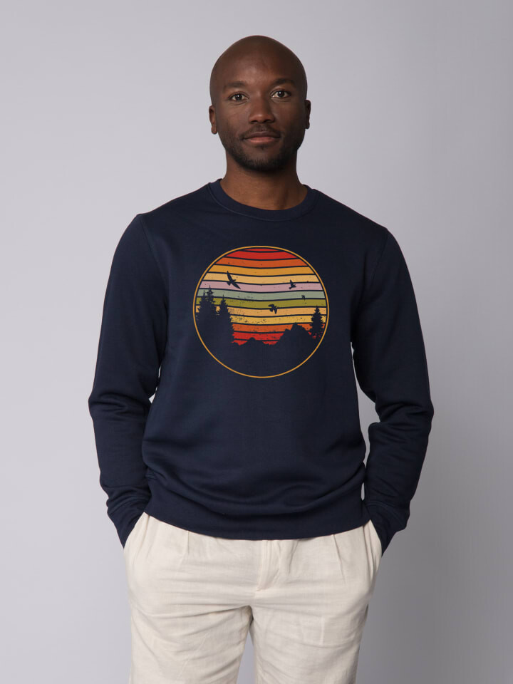 

Толстовка wat Apparel Sunset Berge & Tannen, темно-синий