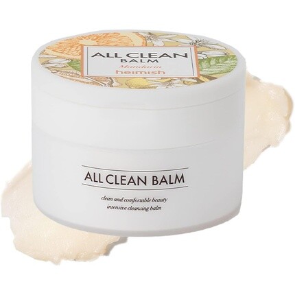 

HEIMISH All Clean Balm Mandarin 4,0 жидких унции, 120 мл Очищающий бальзам с маслом и молочком Удаляет водостойкий макияж, черные точки Освежающий цитрусовый аромат Натуральный цвет Веганский