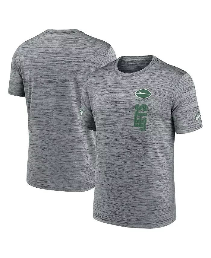 

Мужская серая футболка New York Jets 2024 Sideline Velocity Performance Nike