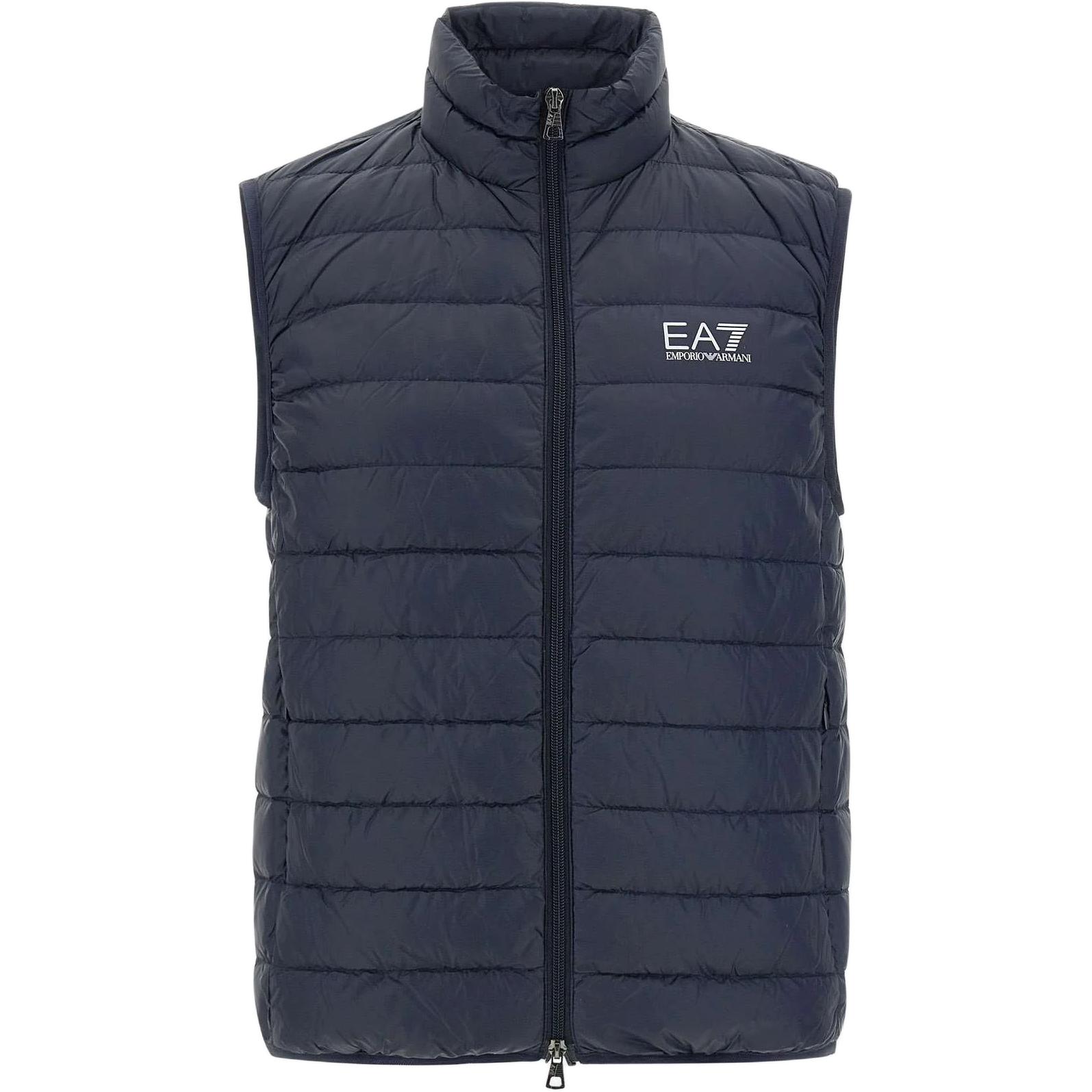 

EMPORIO ARMANI Стеганый жилет с логотипом Ea7, Marine Blue