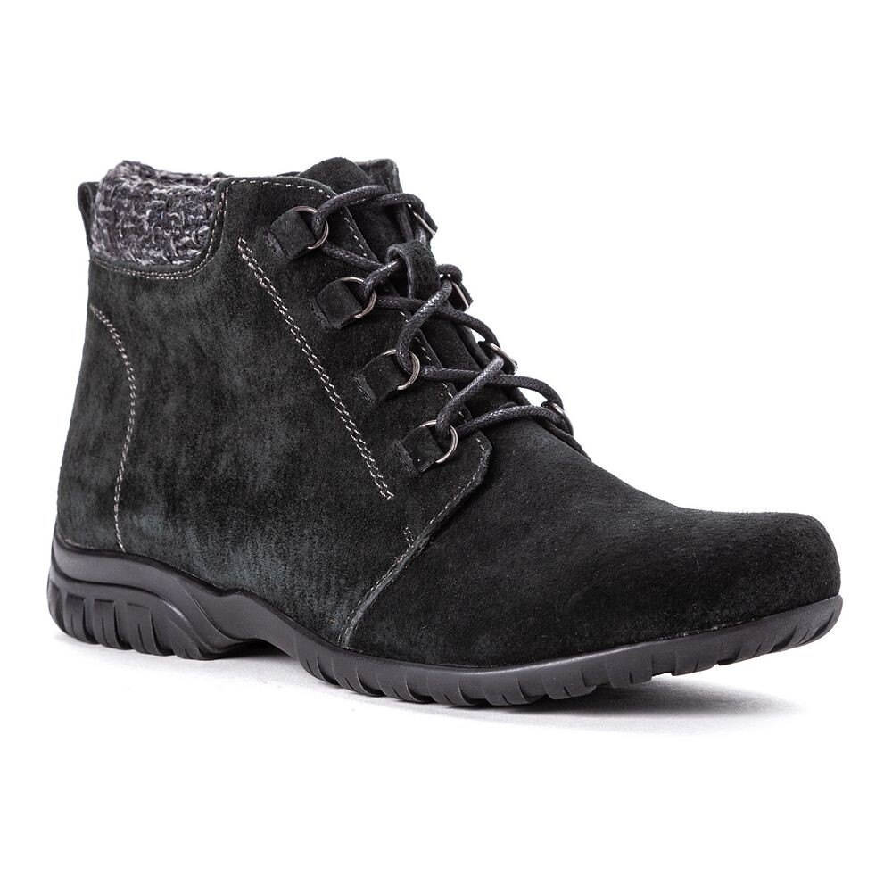 

Женские водостойкие ботильоны Propet Delaney, цвет Black Suede