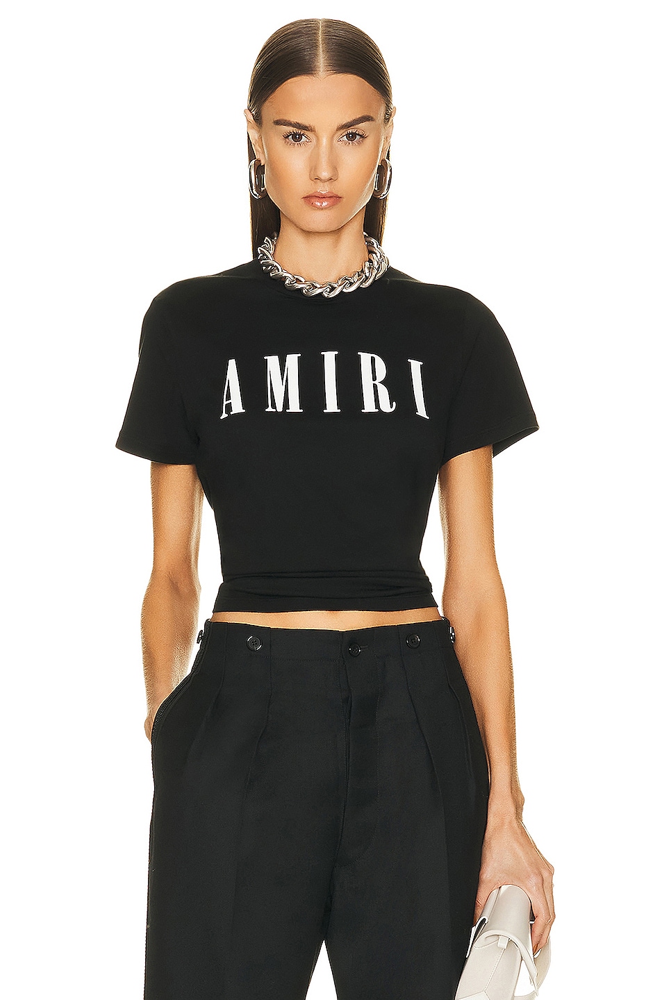 

Футболка с логотипом Amiri, черный