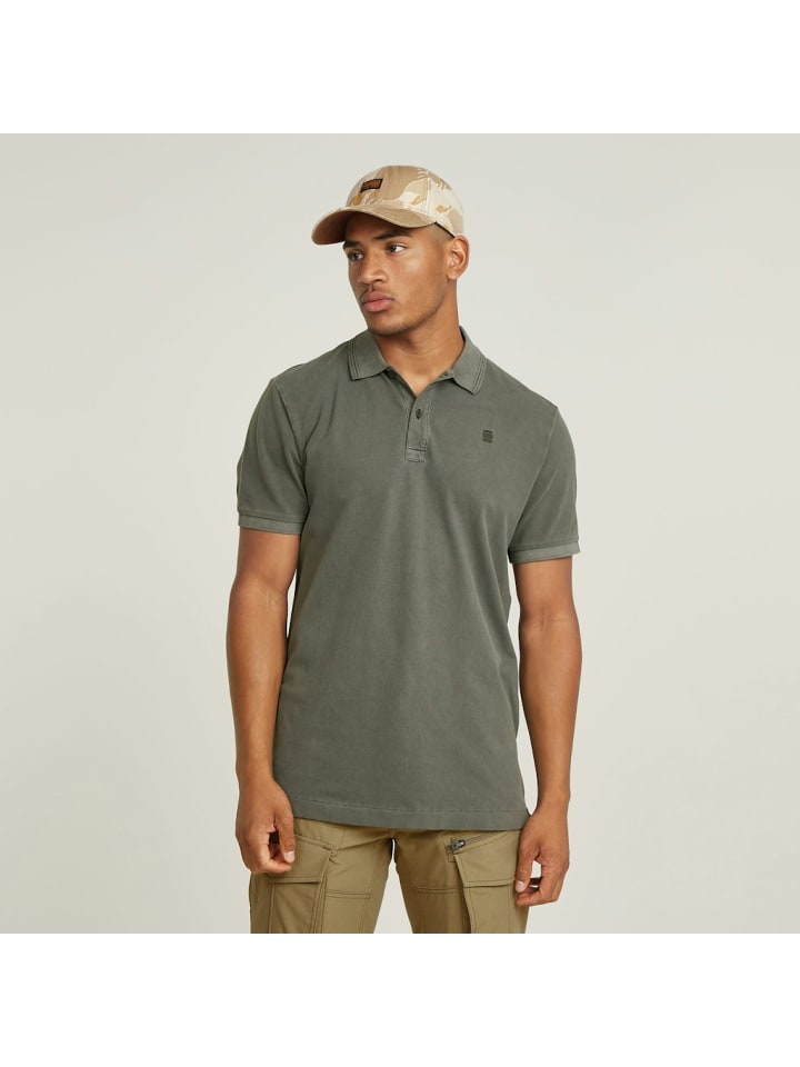

Футболка поло G-Star Raw, цвет shadow olive gd