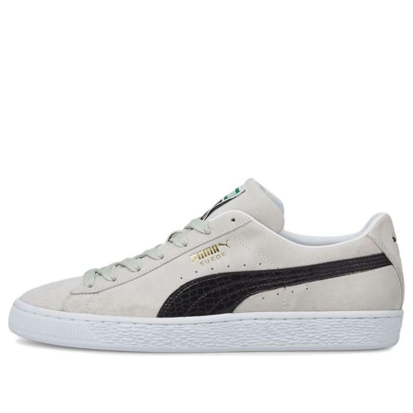 

Кеды PUMA Suede Croc Retro Casual Skateboarding Shoes Unisex Gray White, серый