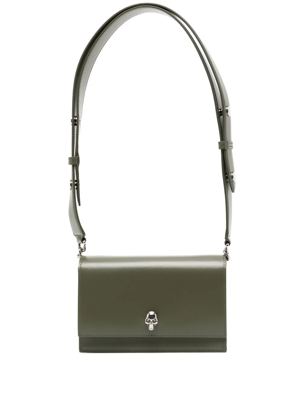

Маленькая сумка на плечо the biker skull Alexander McQueen, зеленый