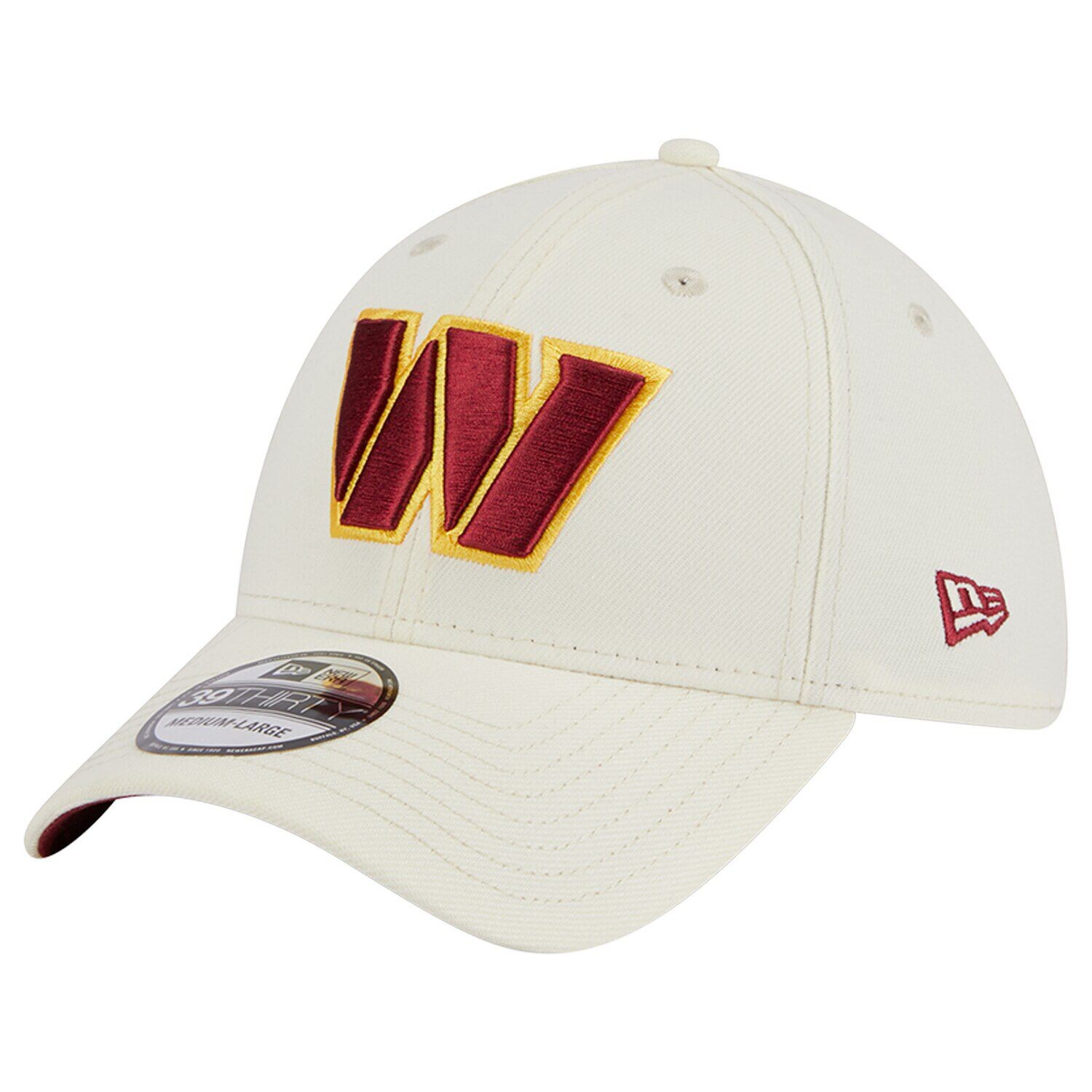 

Мужская кремовая кепка New Era Washington Commanders Classic 39THIRTY Flex Hat