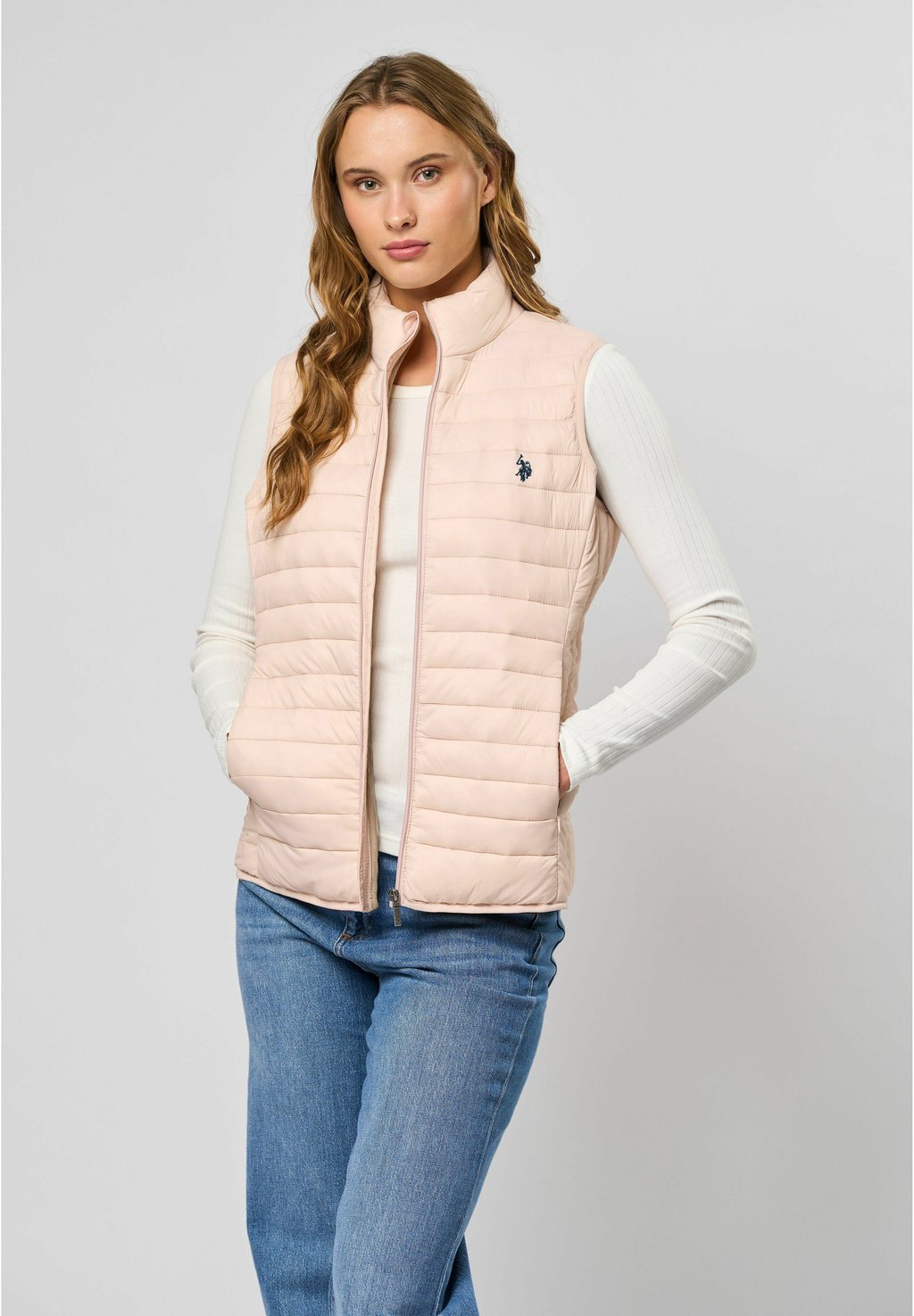 

Жилет JILL U.S. Polo Assn., розовый