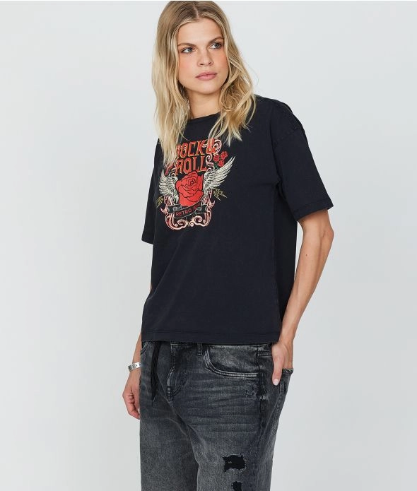 

Модный топ Miley Retro Jeans, черный