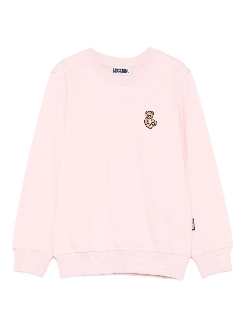 

Толстовка с вышивкой Teddy Bear Moschino Kids, розовый