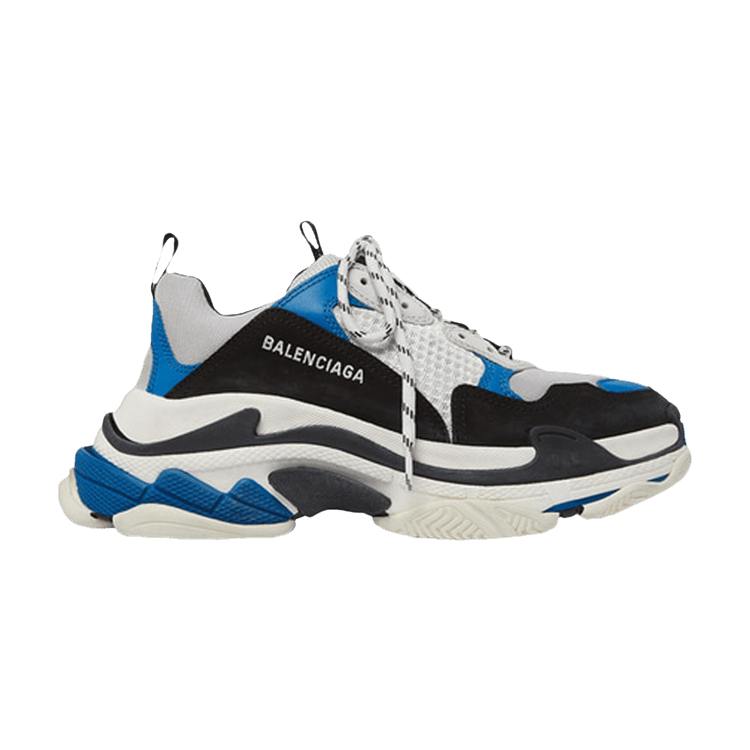 

Кроссовки Balenciaga Triple S Sneaker 'Black Blue White', синий