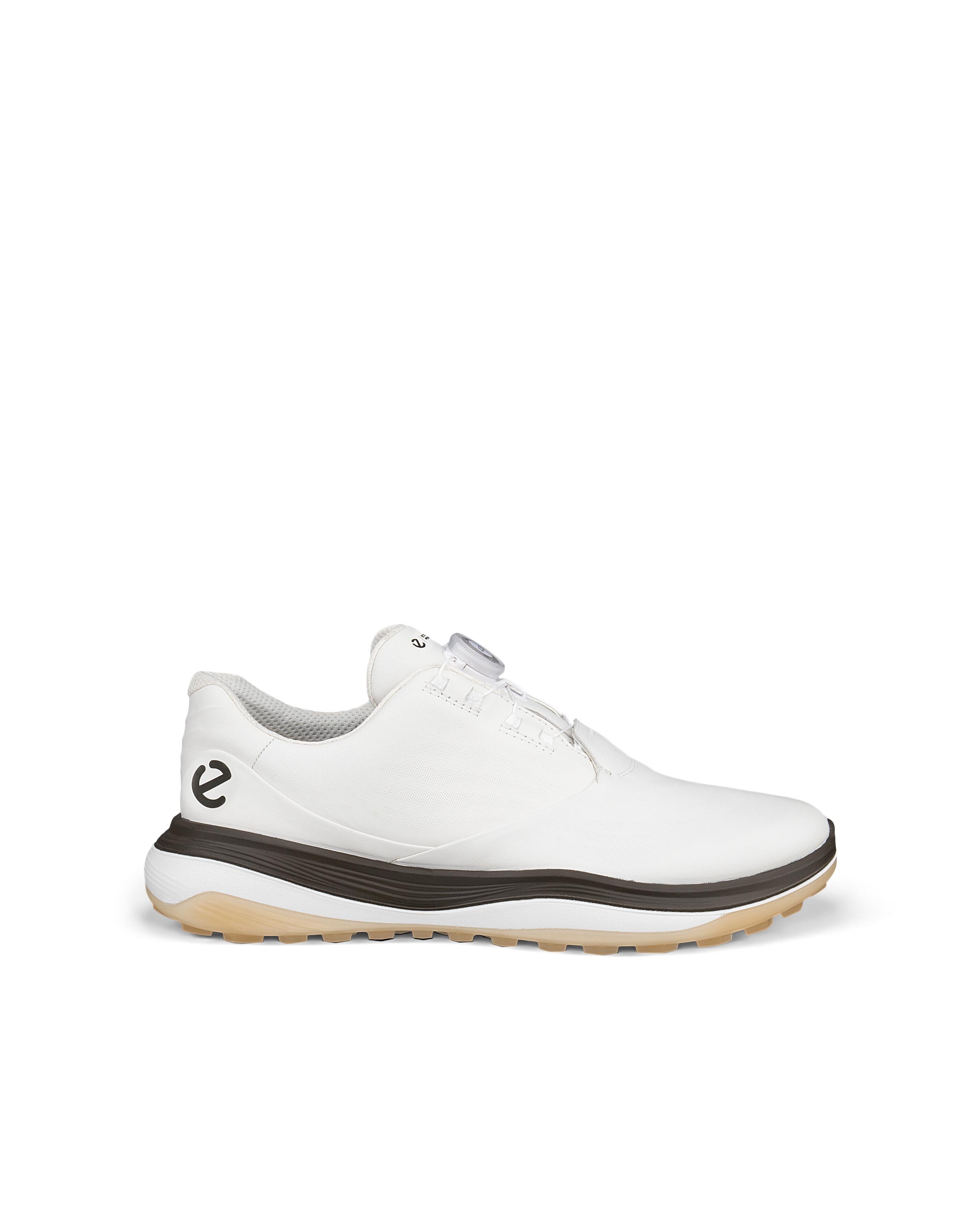 Водонепроницаемые кожаные ботинки для гольфа GOLF LT1 BOA Ecco, White / Tarmac — фото 3