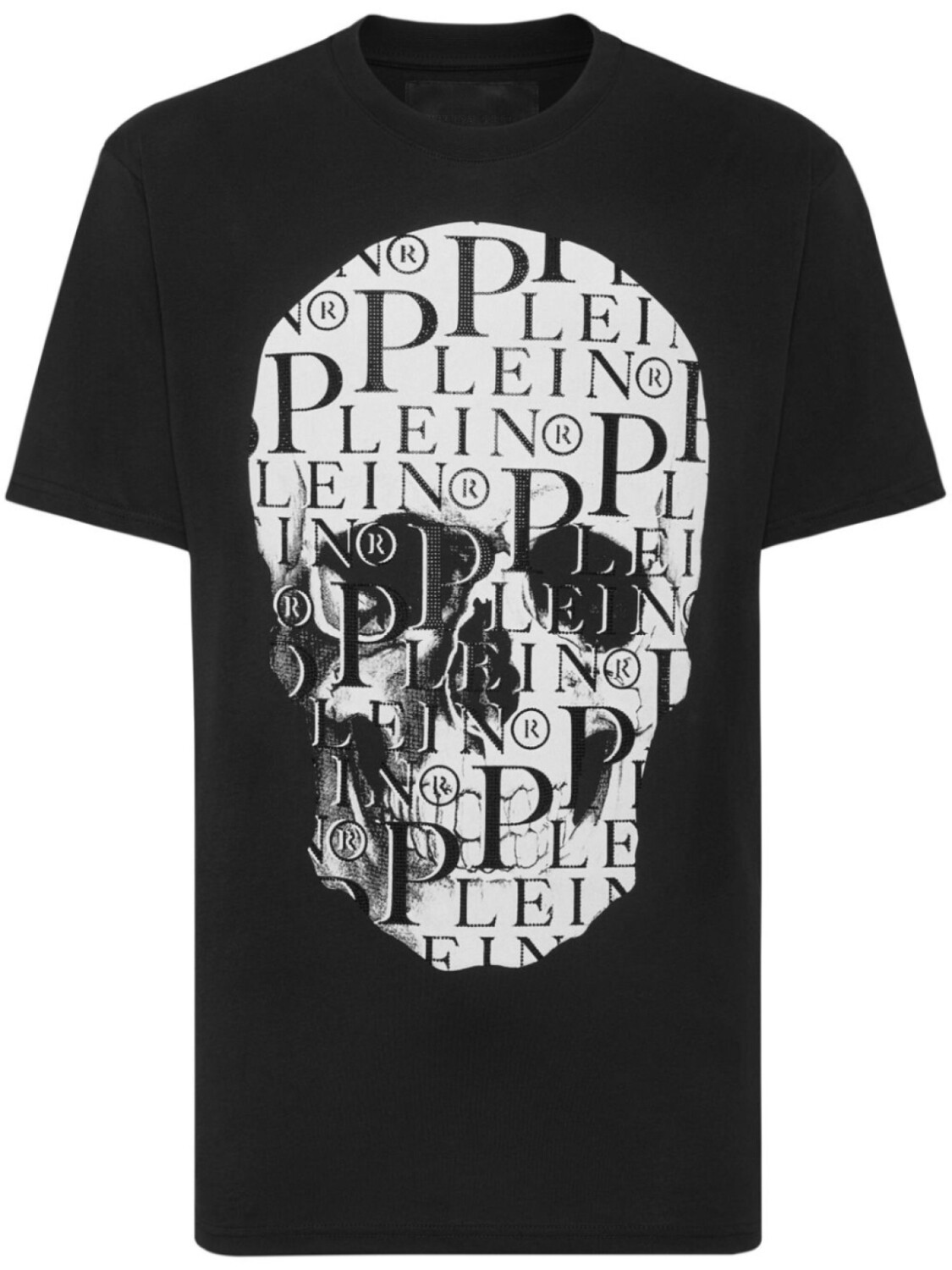 

Футболка с черепом от Philipp Plein Stones, черный