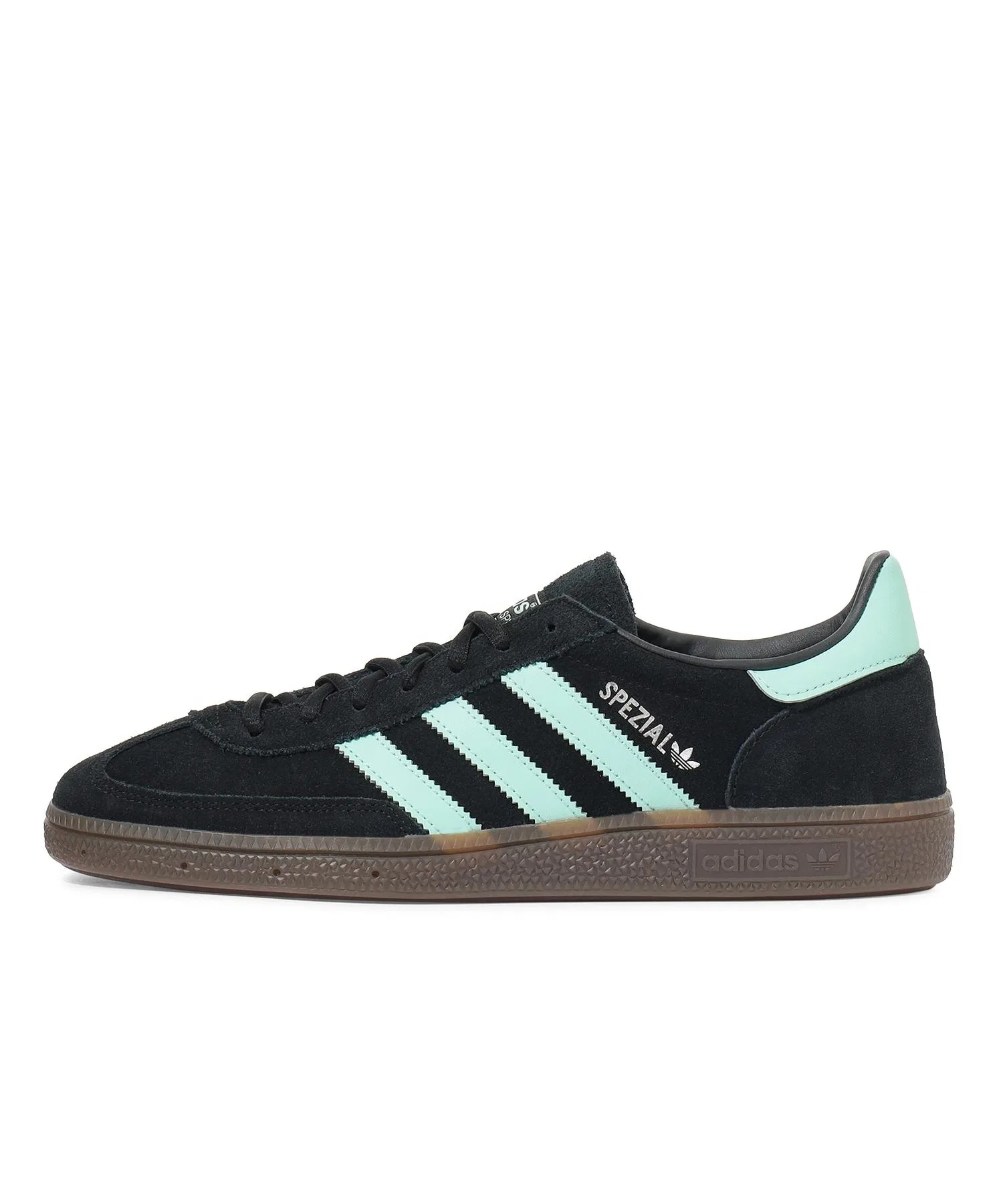 Мужские/женские кроссовки из натуральной кожи HANDBALL SPEZIAL Adidas чёрные — фото 4