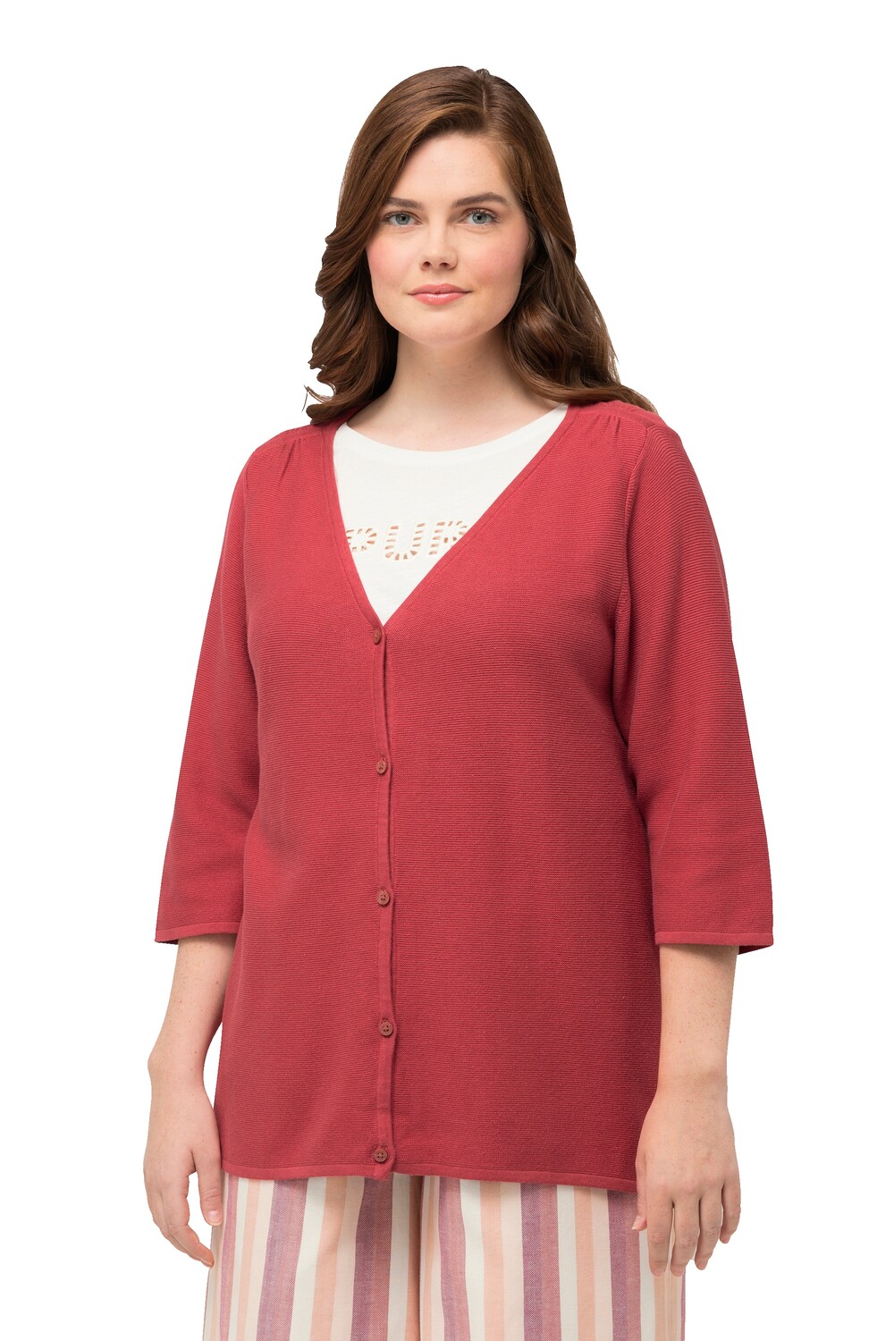 

Толстовка Ulla Popken Strickjacke, коралловый