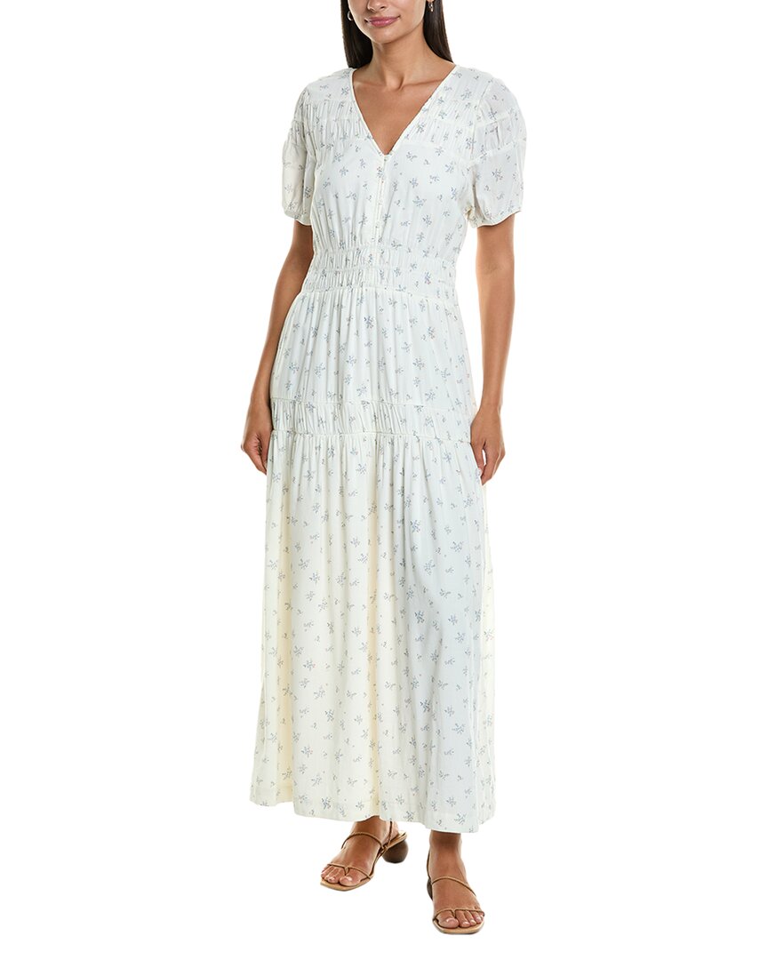 

Великолепное платье макси Ellery с цветочным принтом Splendid, белый