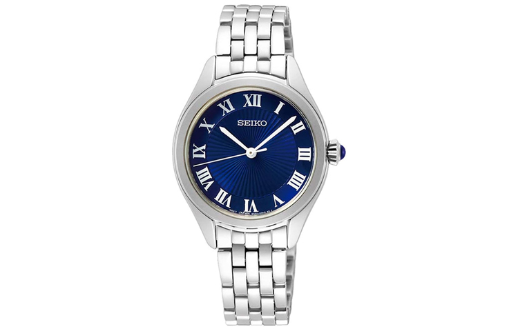 

SEIKO Часы Quartz Movement Stainless Steel Strap Watch Women's Watch Blue Dial SUR329P1, Blue