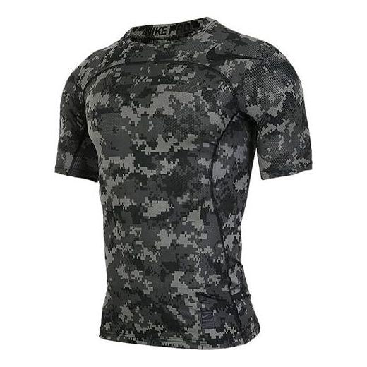 

Футболка Men's Nike Gym Running Basketball Training Breathable Quick Dry Short Sleeve Camouflage T-Shirt 828177-037