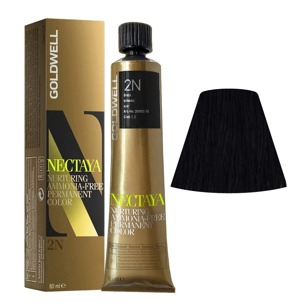 Стойкая безаммиачная краска для волос «Nectaya Nurturing 2N» от Goldwell Goldwell