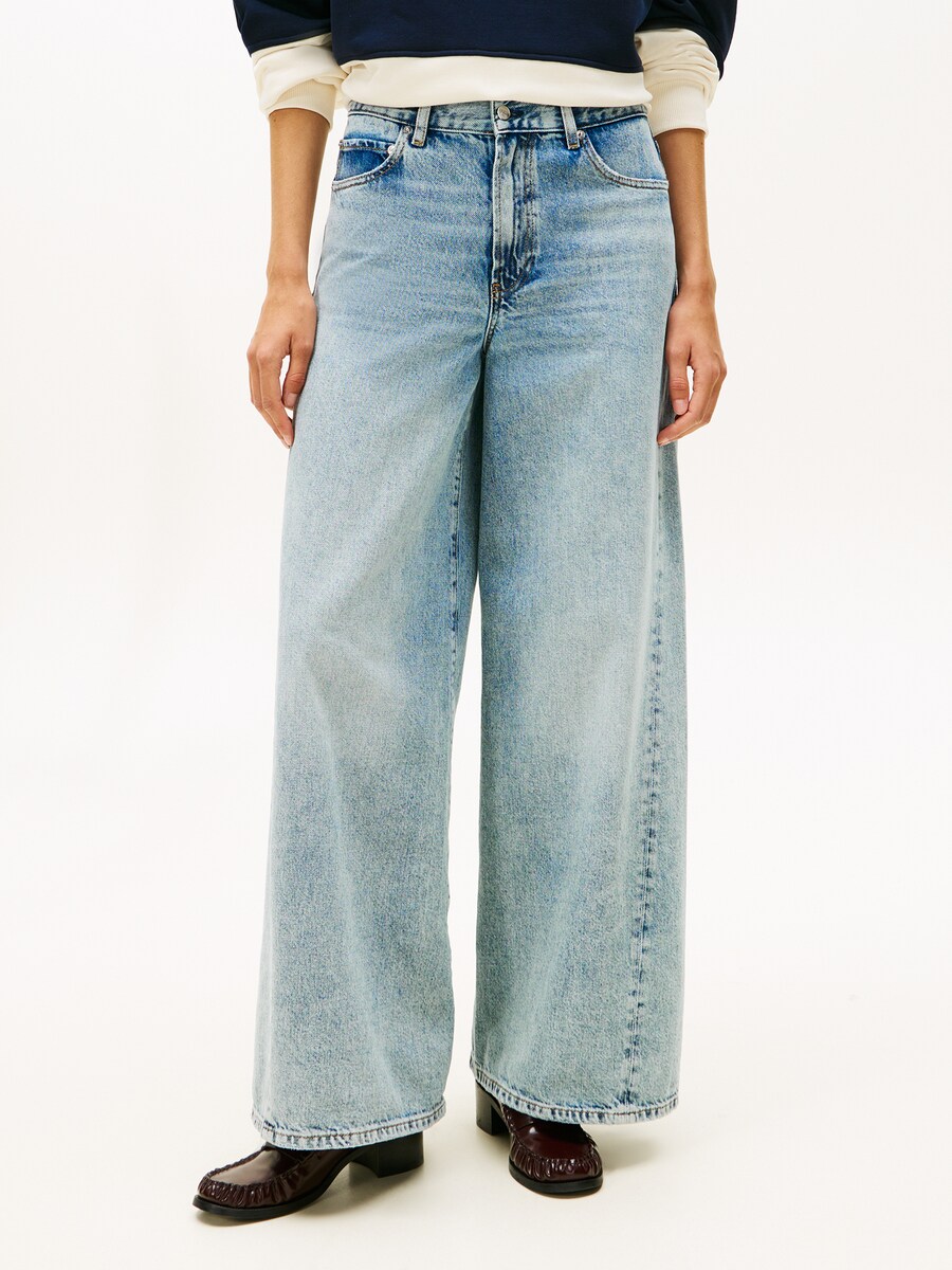 Джинсы с широкими штанинами TOMMY HILFIGER Twist 70s, Blue Denim — фото 2