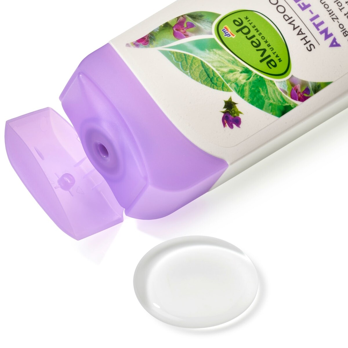 Шампунь Anti Fett Bio-Brennnessel Био-Зитроненмелисс 200мл alverde NATURKOSMETIK — фото 2