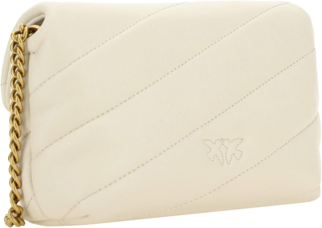 

Сумка Pinko Contemporary, Z14q_White Silk-Antique Gold