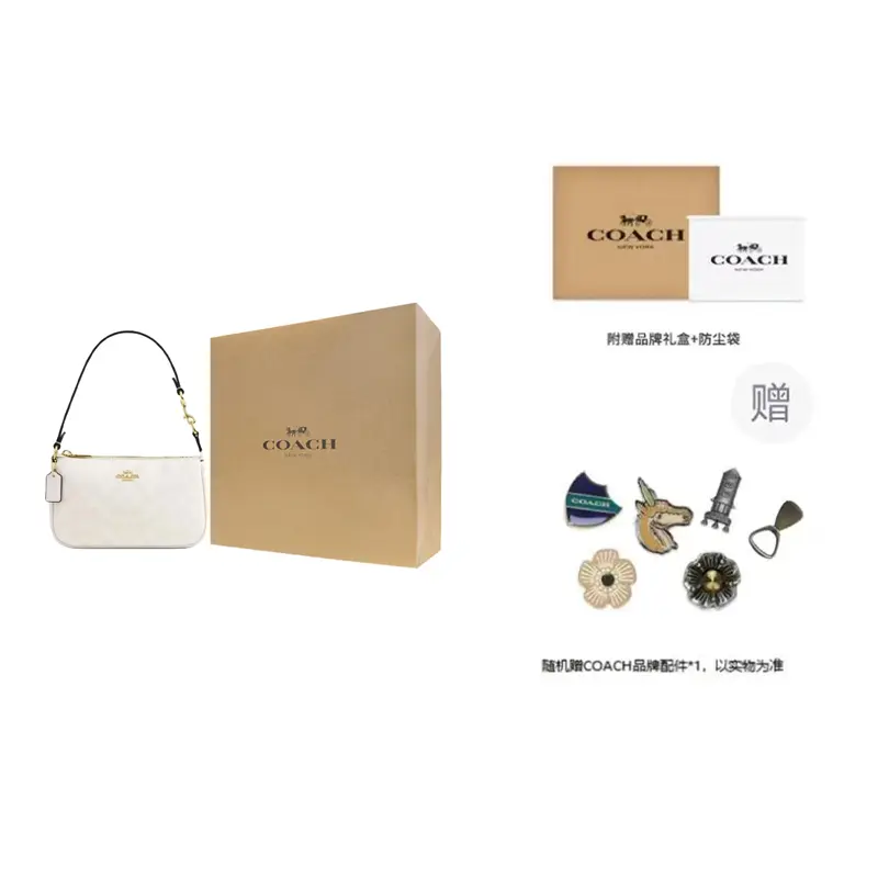 

COACH Сумка Nolita из искусственной кожи, маленький размер, женская, белая