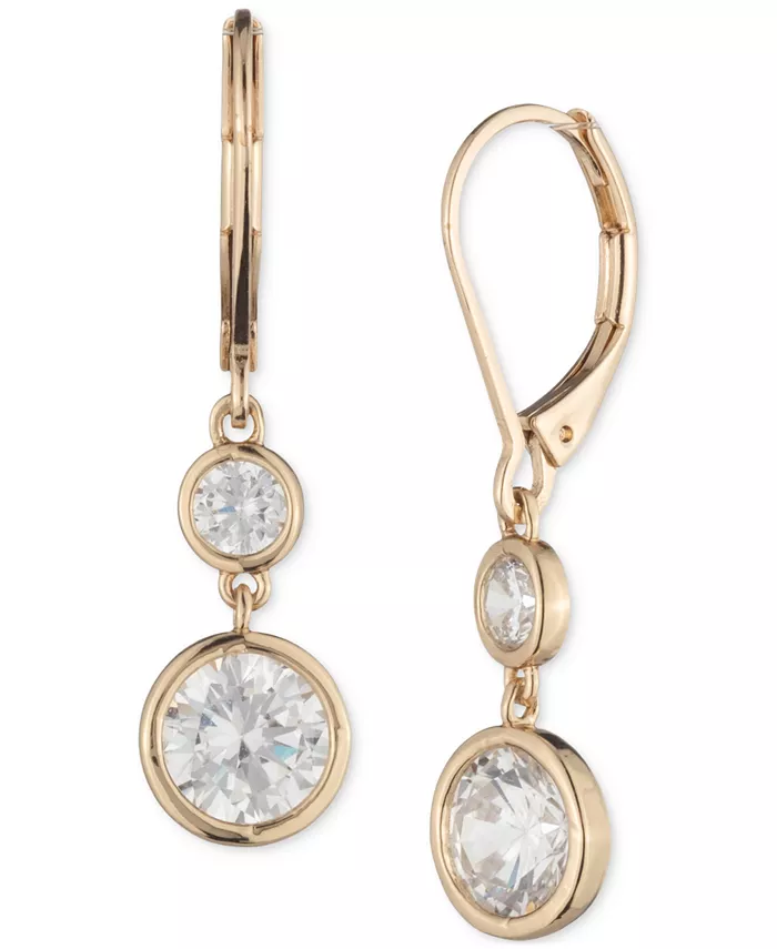 

Двойные серьги с кубическим цирконием Lauren Ralph Lauren, золотой