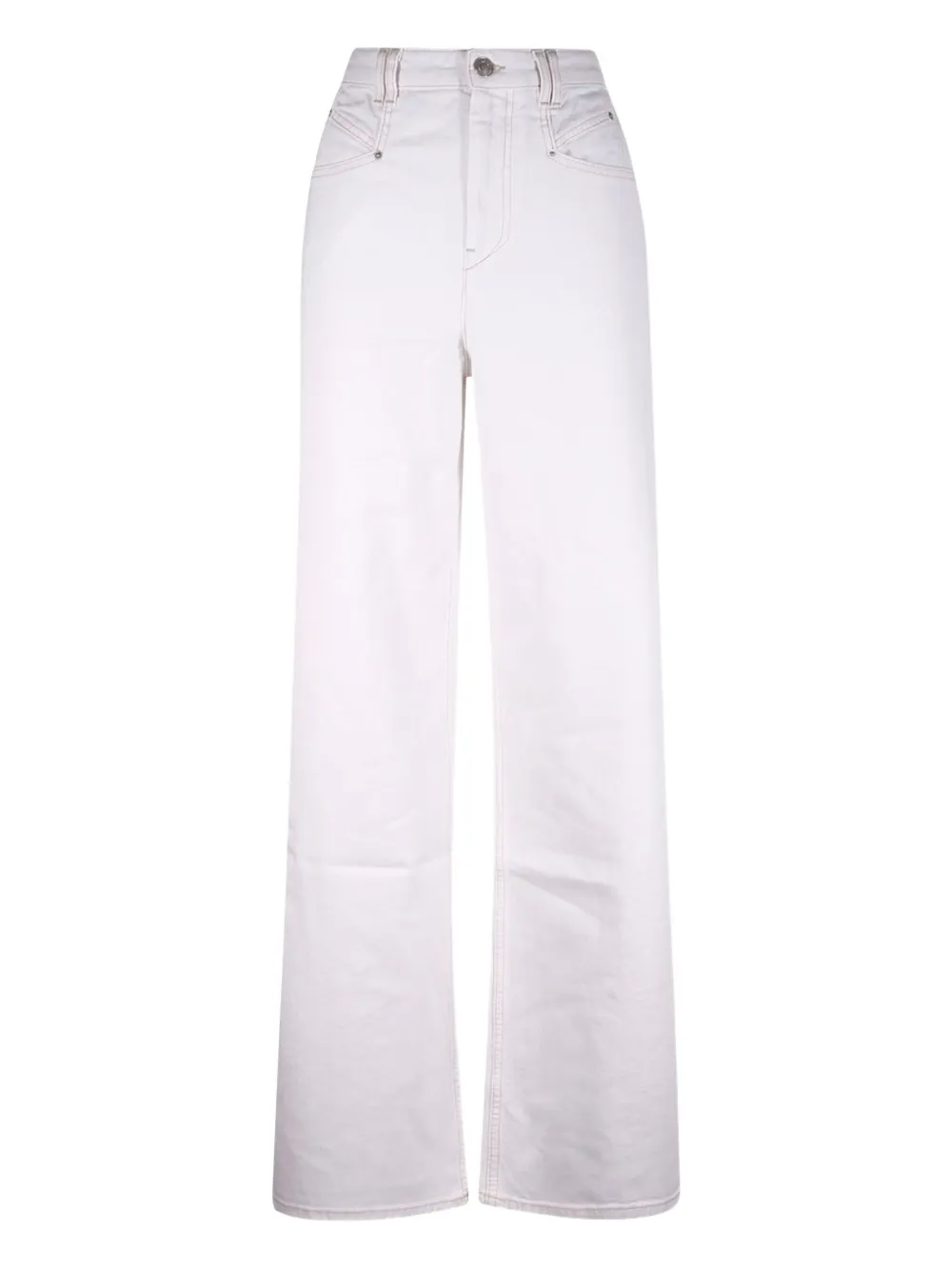

Джинсы с контрастной строчкой MARANT ÉTOILE, белый
