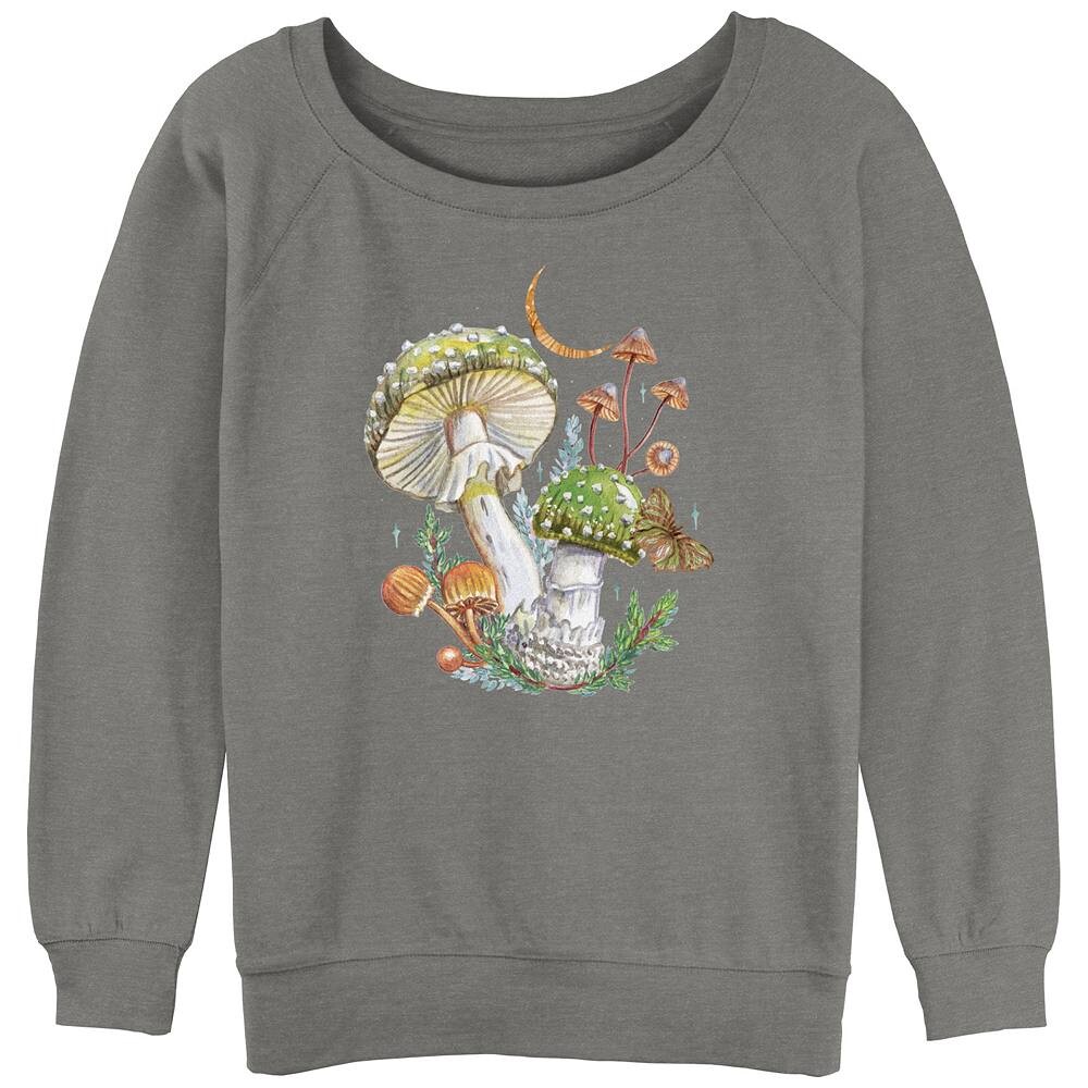 

Осенний пуловер с рисунком грибов для юниоров, цвет Gray Heather