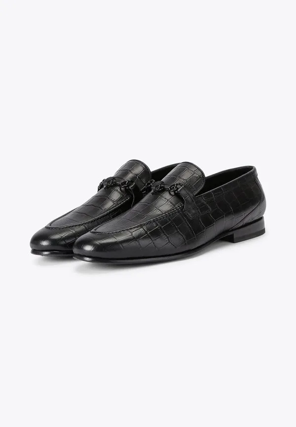Слипоны alton croc Kurt Geiger London, Black — фото 2