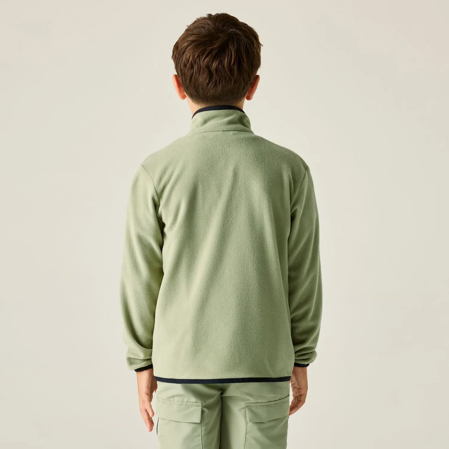 Детское флисовое худи Regatta Frankie Full Zip Fleece, светло-зеленый — фото 2