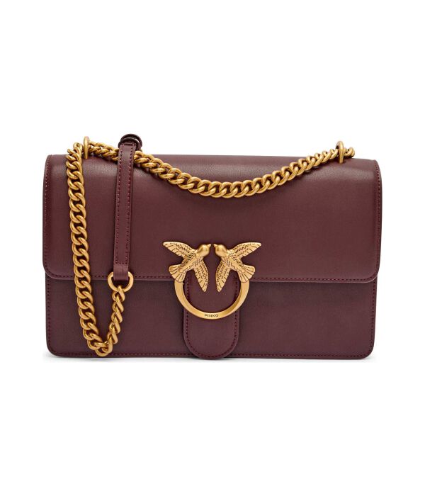 

Кожаная сумка через плечо Love One Classic Pinko, фиолетовый