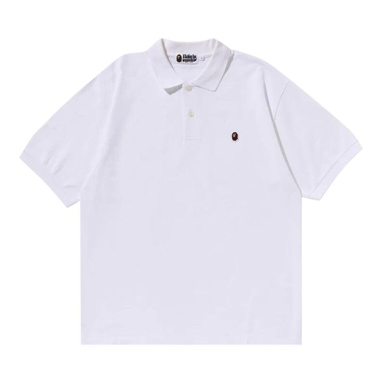 

Поло BAPE One Point Relaxed Fit Polo Shirt, White