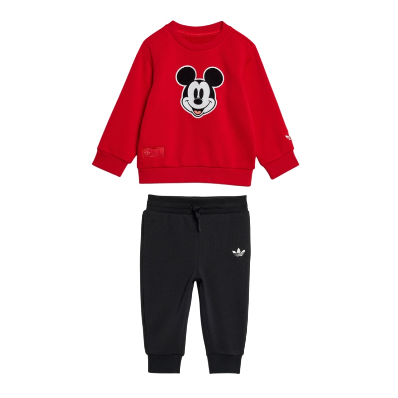 Disney Casual Sportswear Mickey Series Infant And Toddler Adidas Originals, красный/черный — фото 3