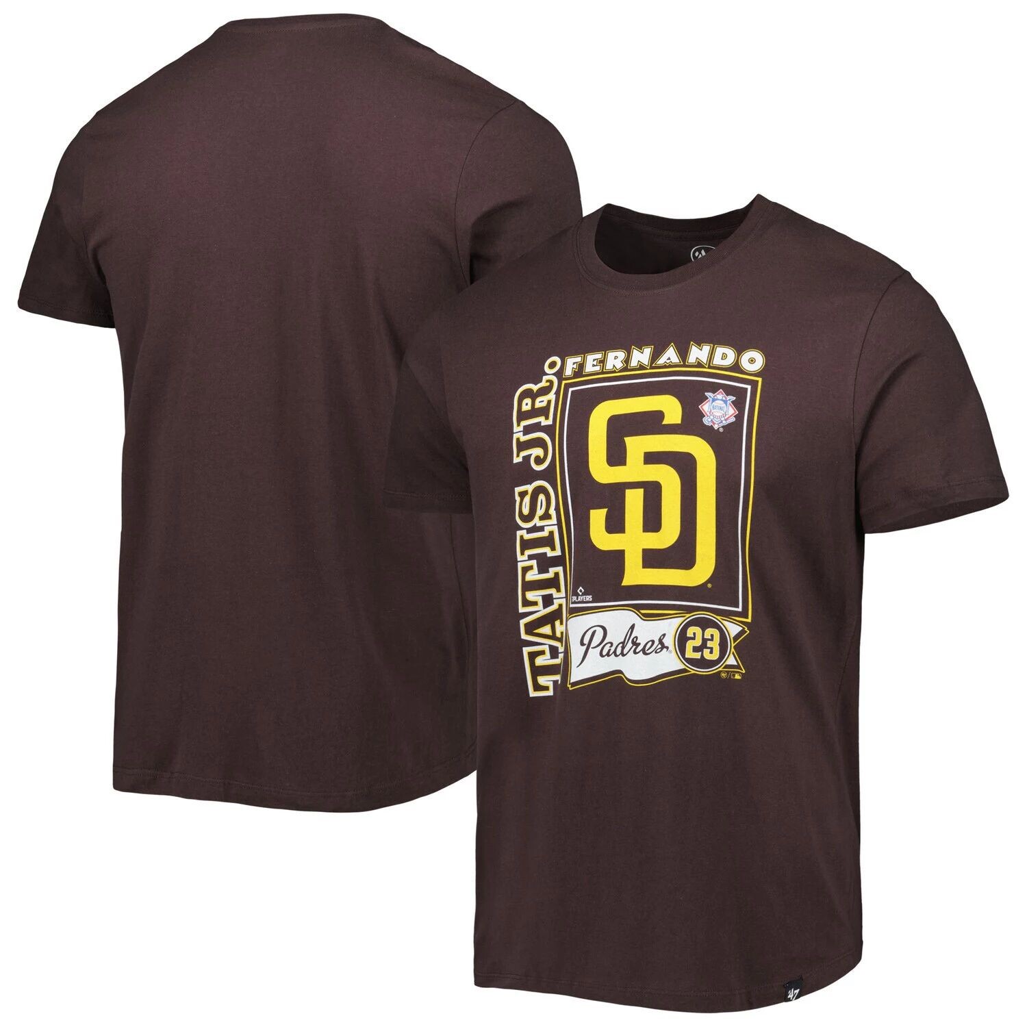 

Мужская футболка '47 Fernando Tatis Jr. Brown San Diego Padres Super Rival Player