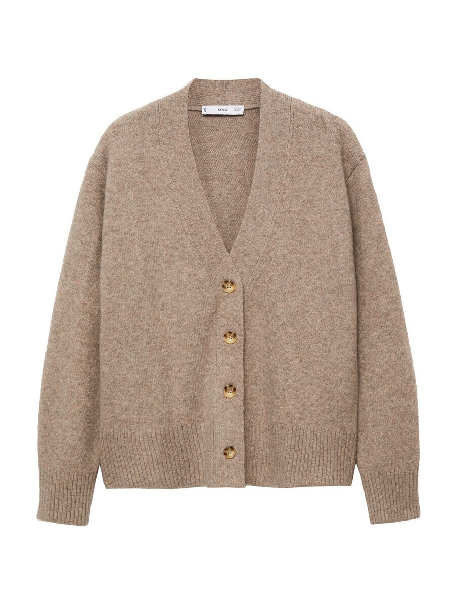 

Вязаный кардиган MANGO Knit Cardigan Marina, цвет brocade