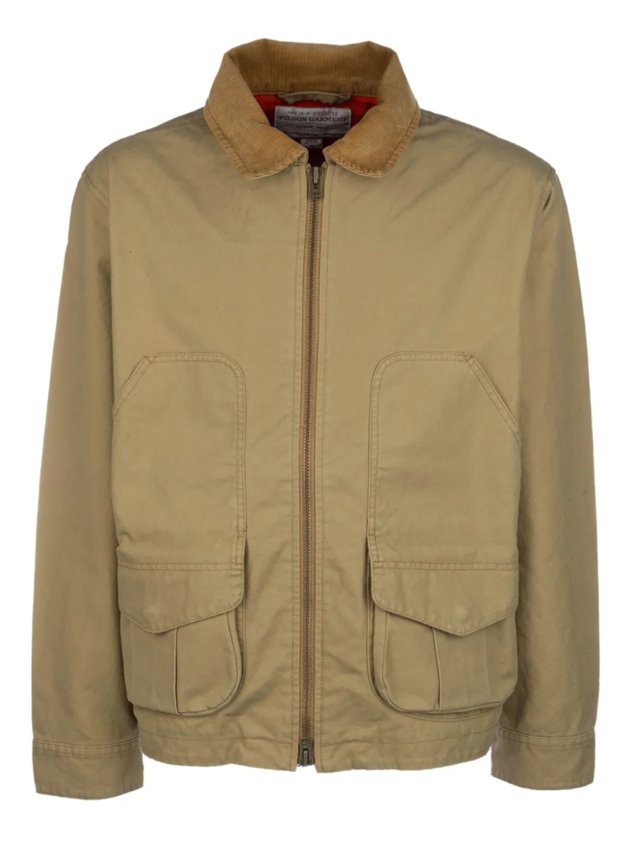 

Куртка с вельветовым воротником Filson, нейтральный